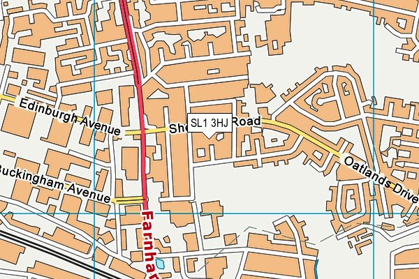 SL1 3HJ map - OS VectorMap District (Ordnance Survey)
