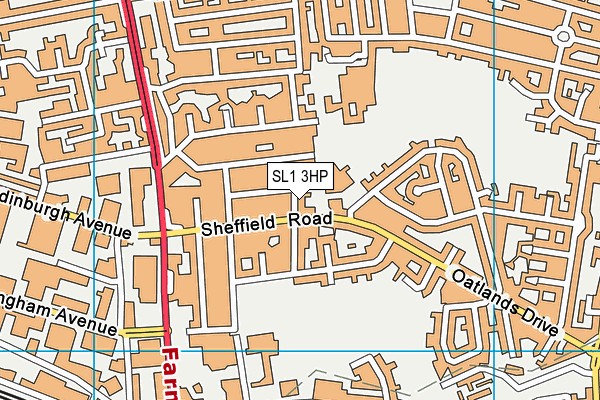 SL1 3HP map - OS VectorMap District (Ordnance Survey)