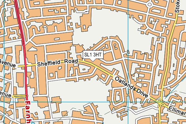 SL1 3HT map - OS VectorMap District (Ordnance Survey)