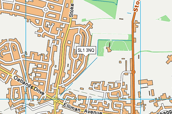 SL1 3NQ map - OS VectorMap District (Ordnance Survey)