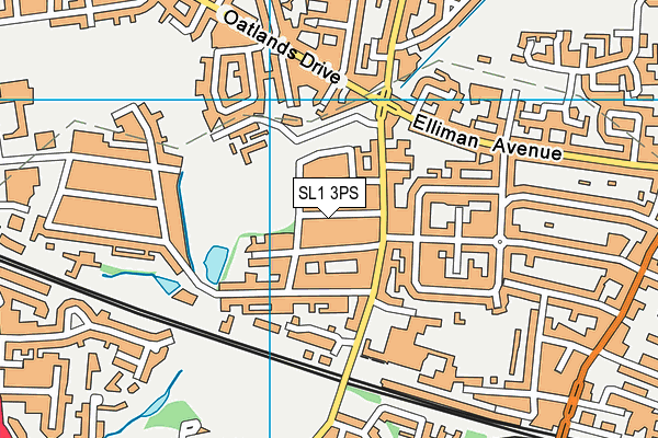 SL1 3PS map - OS VectorMap District (Ordnance Survey)