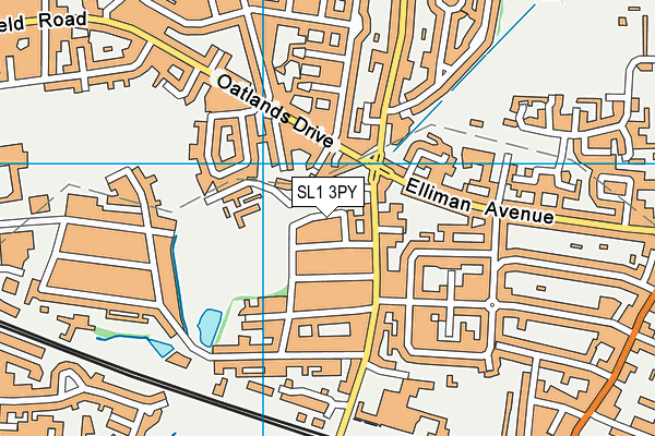 SL1 3PY map - OS VectorMap District (Ordnance Survey)