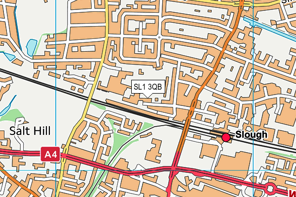 SL1 3QB map - OS VectorMap District (Ordnance Survey)