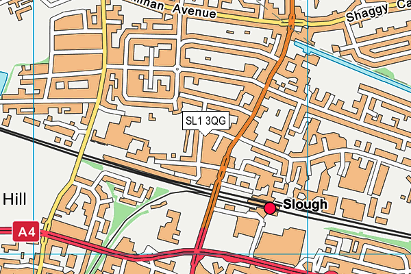SL1 3QG map - OS VectorMap District (Ordnance Survey)