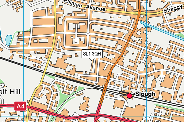 SL1 3QH map - OS VectorMap District (Ordnance Survey)