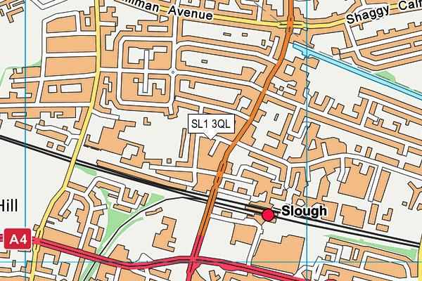 SL1 3QL map - OS VectorMap District (Ordnance Survey)