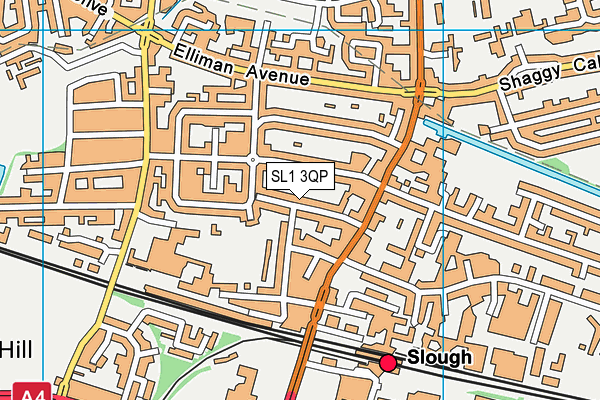 SL1 3QP map - OS VectorMap District (Ordnance Survey)