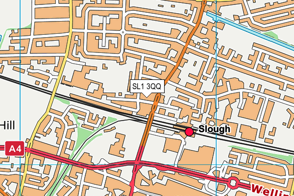 SL1 3QQ map - OS VectorMap District (Ordnance Survey)