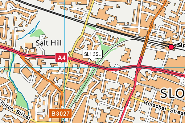 SL1 3SL map - OS VectorMap District (Ordnance Survey)