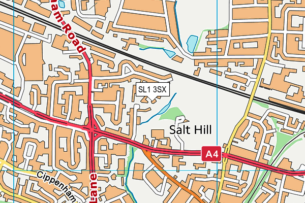 SL1 3SX map - OS VectorMap District (Ordnance Survey)