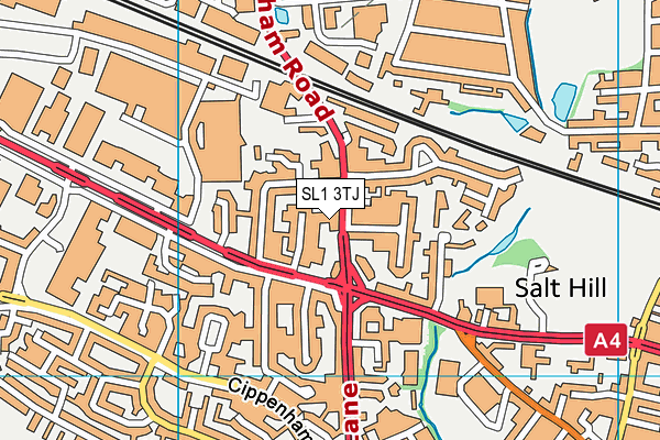 SL1 3TJ map - OS VectorMap District (Ordnance Survey)