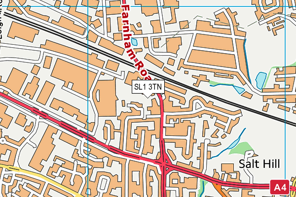 SL1 3TN map - OS VectorMap District (Ordnance Survey)
