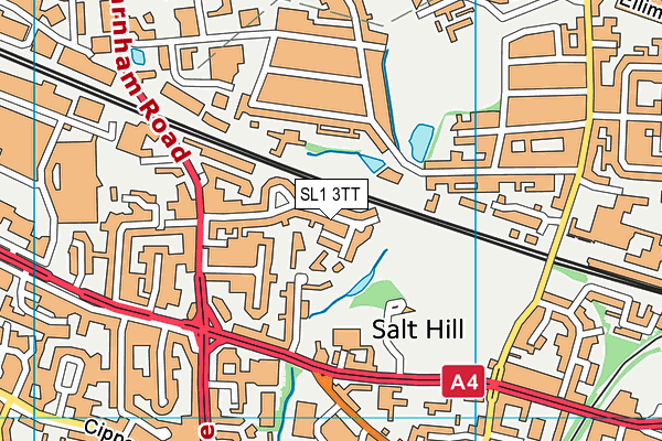 SL1 3TT map - OS VectorMap District (Ordnance Survey)