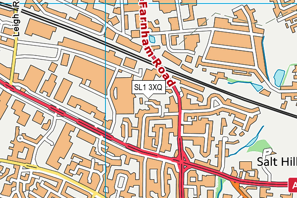 SL1 3XQ map - OS VectorMap District (Ordnance Survey)