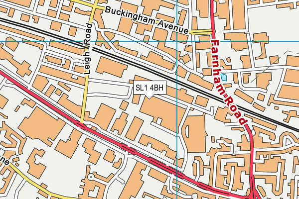 SL1 4BH map - OS VectorMap District (Ordnance Survey)