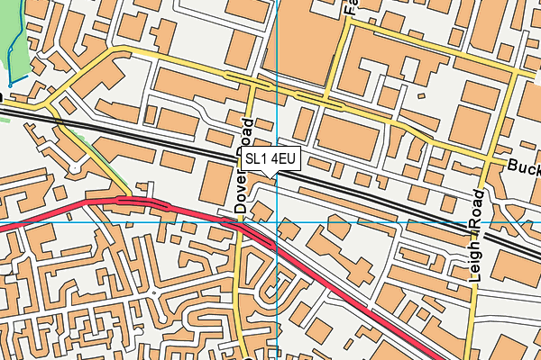 SL1 4EU map - OS VectorMap District (Ordnance Survey)