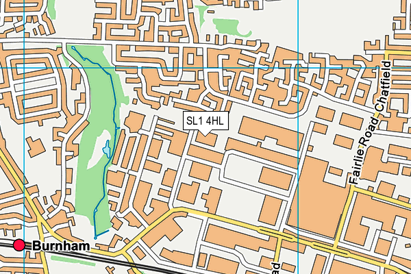 SL1 4HL map - OS VectorMap District (Ordnance Survey)