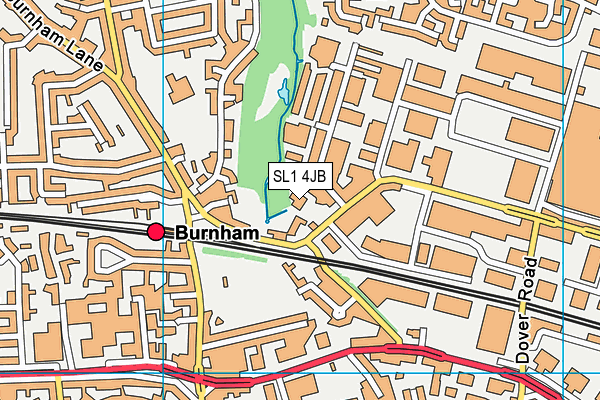 SL1 4JB map - OS VectorMap District (Ordnance Survey)