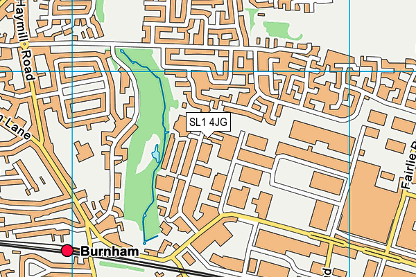 SL1 4JG map - OS VectorMap District (Ordnance Survey)