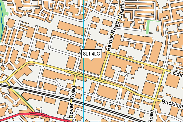 SL1 4LG map - OS VectorMap District (Ordnance Survey)