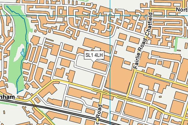 SL1 4LH map - OS VectorMap District (Ordnance Survey)