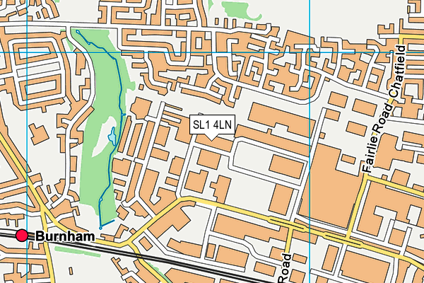 SL1 4LN map - OS VectorMap District (Ordnance Survey)