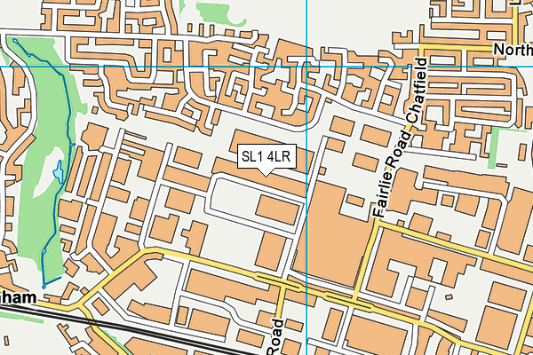 SL1 4LR map - OS VectorMap District (Ordnance Survey)
