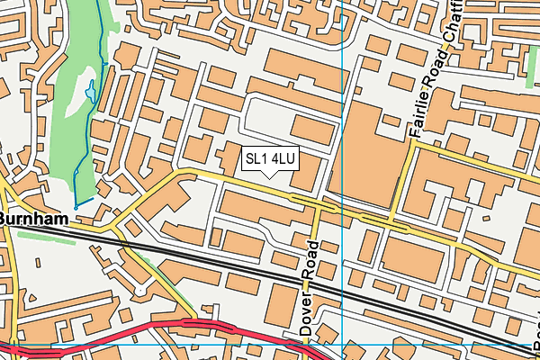 SL1 4LU map - OS VectorMap District (Ordnance Survey)