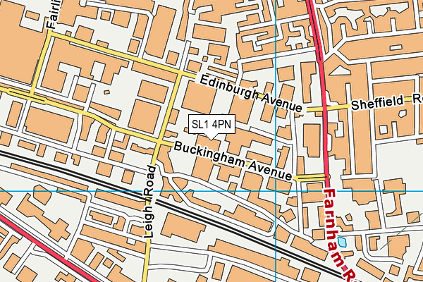 SL1 4PN map - OS VectorMap District (Ordnance Survey)