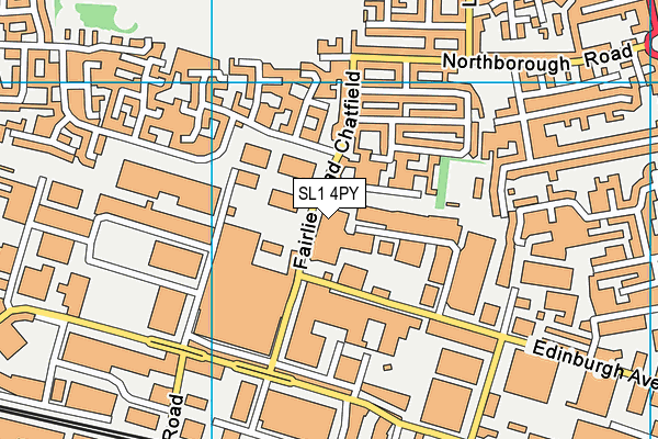 SL1 4PY map - OS VectorMap District (Ordnance Survey)