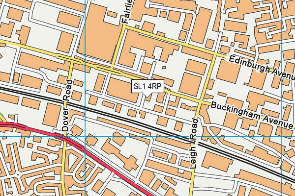 SL1 4RP map - OS VectorMap District (Ordnance Survey)