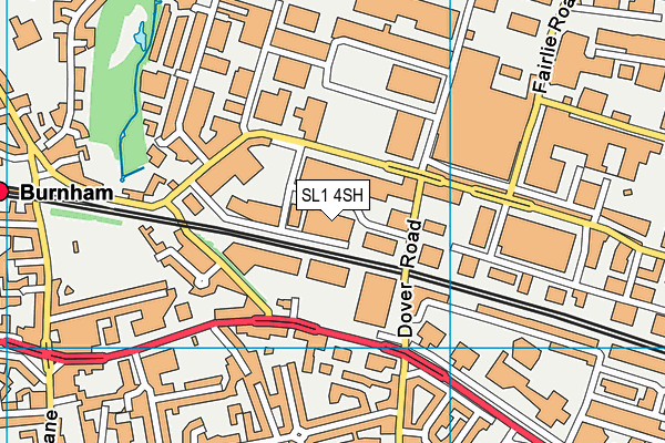 SL1 4SH map - OS VectorMap District (Ordnance Survey)