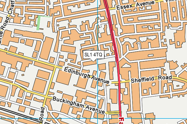 SL1 4TQ map - OS VectorMap District (Ordnance Survey)