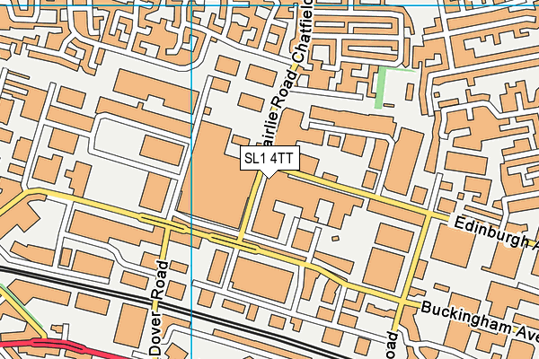 SL1 4TT map - OS VectorMap District (Ordnance Survey)