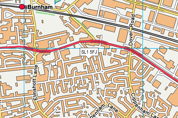 SL1 5FJ map - OS VectorMap District (Ordnance Survey)