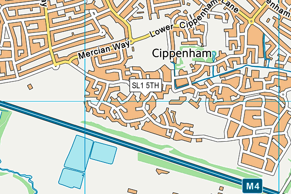 SL1 5TH map - OS VectorMap District (Ordnance Survey)