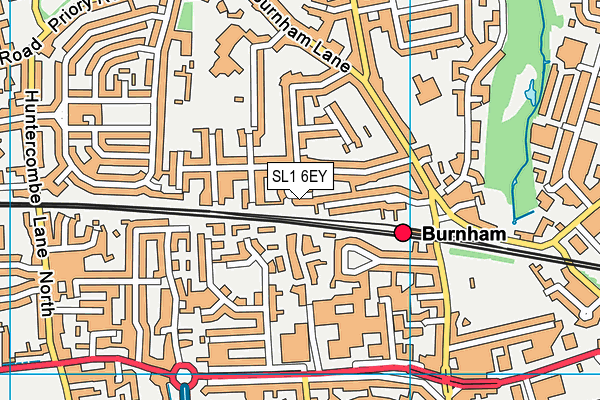 SL1 6EY map - OS VectorMap District (Ordnance Survey)