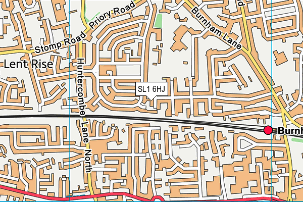 SL1 6HJ map - OS VectorMap District (Ordnance Survey)