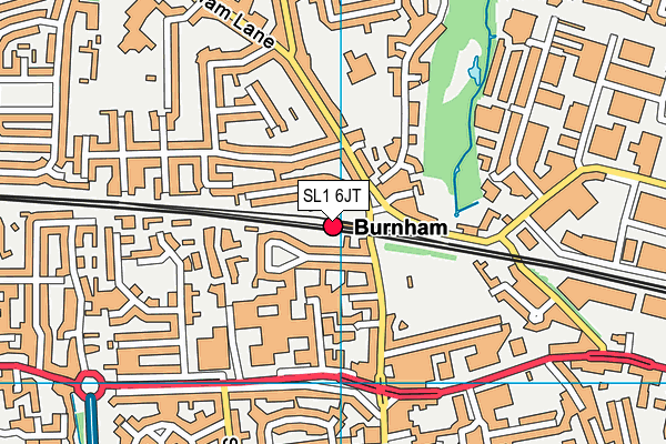 SL1 6JT map - OS VectorMap District (Ordnance Survey)