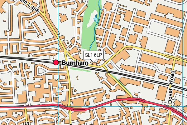 SL1 6LP map - OS VectorMap District (Ordnance Survey)