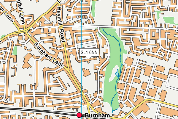 SL1 6NN map - OS VectorMap District (Ordnance Survey)