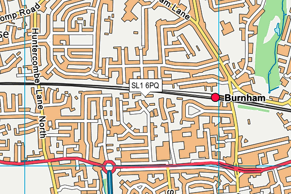 SL1 6PQ map - OS VectorMap District (Ordnance Survey)