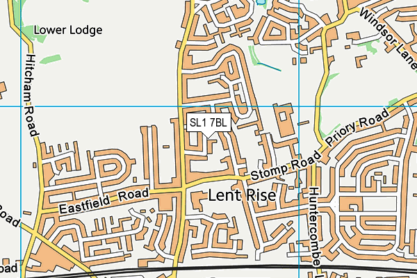 SL1 7BL map - OS VectorMap District (Ordnance Survey)
