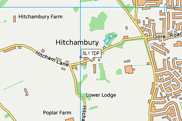 Map of HITCHAM HOUSE MANAGEMENT LIMITED at district scale