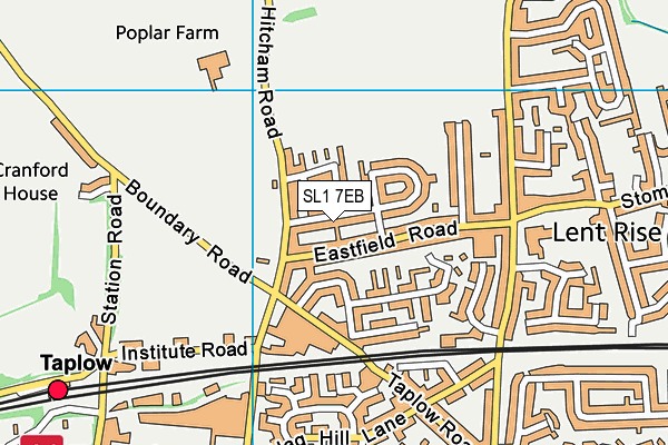 SL1 7EB map - OS VectorMap District (Ordnance Survey)