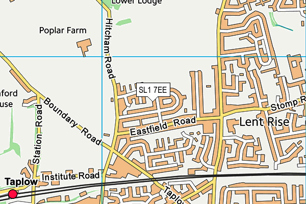 SL1 7EE map - OS VectorMap District (Ordnance Survey)