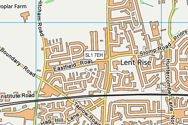 SL1 7EH map - OS VectorMap District (Ordnance Survey)