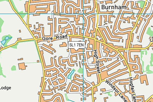 SL1 7EN map - OS VectorMap District (Ordnance Survey)