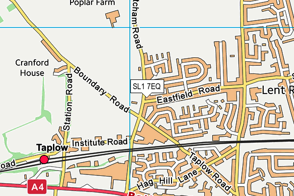 SL1 7EQ map - OS VectorMap District (Ordnance Survey)