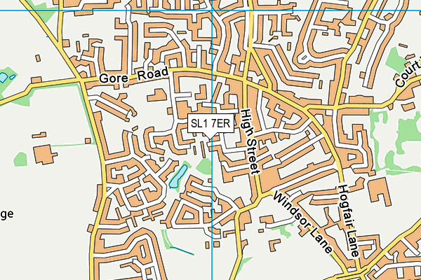 SL1 7ER map - OS VectorMap District (Ordnance Survey)